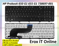 HP Probook 650 G1 655 G1 Series 738697-001 Laptop Keyboard
