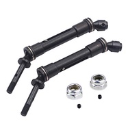 2PCS Vgoohobby Aluminum Alloy RC CVD Steel Rear Drive Shaft Axle Transmission Axle Joint Compatible 