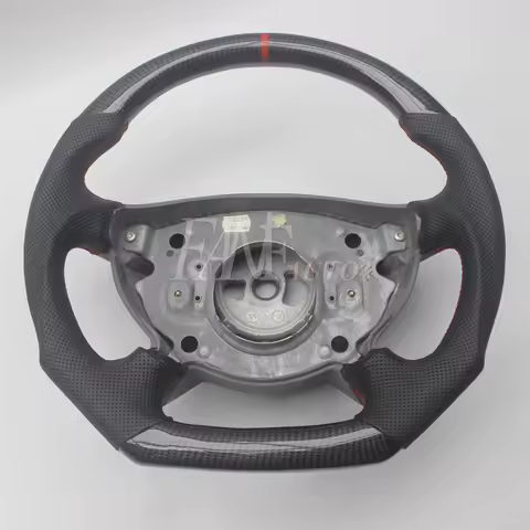 Real Carbon Fiber Steering Wheel for Benz E-Class W211 E320 E400 E55 AMG 2003–2006 G-Class W463 2002