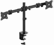PureMounts PM-OFFICE-02 Desk Mount for 2 Monitors 33-69 cm (13-27 Inches), Tilt: -45° to 45°, Swivel
