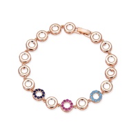 HYL JEWELRY COD Couple gelang titanium wanita anti karat emas muda couple pasangan sahabat inisial b