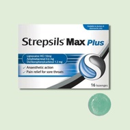 STREPSILS MAX PLUS LOZENGES 16'S