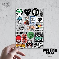 Sticker Pack HYPE BEAST Tumblr Helmet Laptop VOL4 FULL COLOR