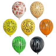 Animal Print Balloon Jungle Animal Party Balloon Dog Paw Print Animal Footprint Cartoon Print Balloo