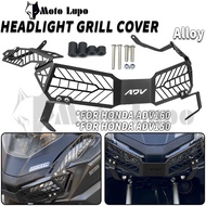 Moto Lupo HONDA ADV150 ADV160 Headlight Grill Guard Cover / Headlamp Guard Full Alloy Matte Black