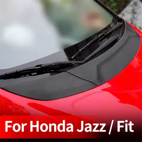 For HONDA Fit Jazz GK5 2014-2020/Honda Jade 3D Black Car Window Decorative Strip Stickers Car Exteri