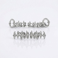 Hollow teeth Grill Hip Hop Braces Golden teeth GRILLz teeth Braces teeth-9.4