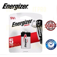 PRO🏠Energizer Max 9V Battery 1pc - 522bp1