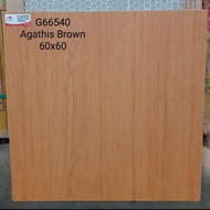 granit lantai motif kayu 60x60 agathis brown garuda keramik murah