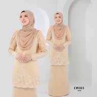 ( KURUNG EMIRA ) BAJU KURUNG MODEN EMIRA, BAJU RAYA NIKAH & TUNANG TEMA NUDE