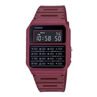 CASIO DATA BANK CALCULATOR DIGITAL RED ORIGINAL WATCH CA-53WF-4B
