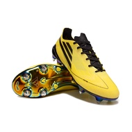 size:38-46 Ready Stock Messi F50  Elite SG laceless Men's Outdoor Knitted Football Shoes, Anti slip 