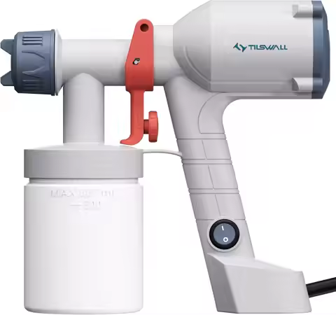 Paint Sprayer,Upgraded Ultra-Light Electric Paint Spray Gun with 2 Nozzles & 3 Patterns Easy to Clea
