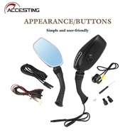 กล้องสำหรับรถจักรยานยนต์ IP67กันน้ำจอ HD 2นิ้วกล้องสำหรับรถจักรยานยนต์ M9