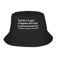 Funny Dagestan fun slogan printed cotton fisherman hat European and American style personalized casu