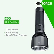 NEXTORCH EDC LED Flashlight Rechargeable IPX7 2000 Lumens - E30