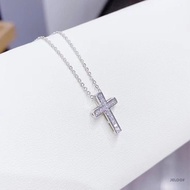 Jeloof Eclair Cross Necklace | Eclair Silver Necklace | Women's Necklace