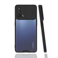 Chuubut Oppo A74 Case Slide Camera Protection Case Casing Oppo A74