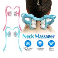 Neck Massage Tool Pressure Point Therapy Pressure Relieve Hand Roller Massage Neck Shoulder 6 Massag