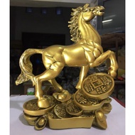 Feng shui stone statue of money horse V7