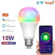 SMATRUL Tuya Wifi Smart Led Bulbs Rgbw C+W Dimmable Lamps Remote Control Music Bulb Gu10/E27 White 5