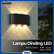 TaffLED Indoor Plastic Body LED Wall Lamp 6 LED Warm White 6W - 6T