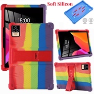 Anti-Fall Shockproof Soft Shell For 10.1 Universal Case Soft Silicone Tablet Funda for 10 10.1 inch Stand Cover Case L 9.57in W 6.42in