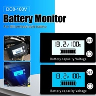[POWS] Battery Meter with Alarm Capacity Voltage Monitor DC 12V 24V 36V 48V 60V 72V
