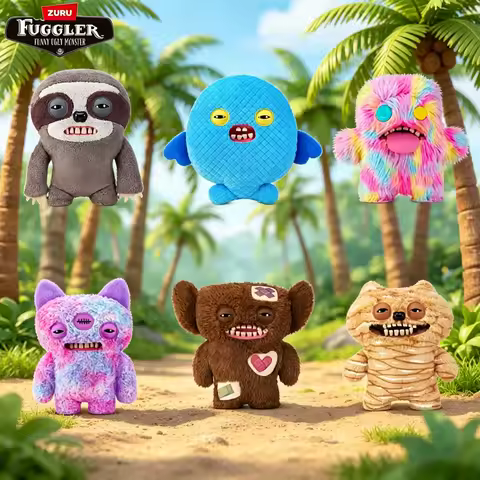 Original Fuggler Big Fuggler Series 2 Plush Toys Cute Annoyed Alien Ugly Monster Stuffed Animals Col