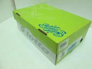 {D1415} Lotto樂得螢光綠長方型鞋盒#28.5*19*10.5 /包裝盒/球鞋紙盒(只有盒子，沒有物品)