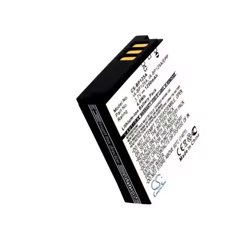 Li-ion Camera Battery for Samsung, 3.7V, 1250mAh, Compatible Models: HMX-M10, HMX-M20