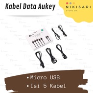 Kabel Data Micro USB AUKEY - Isi 5 Kabel