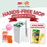 3M™ Scotch-Brite™ Hands-Free Mop with Compact Bucket, Self-Cleaning Mop, For cleaning floors, tiles,