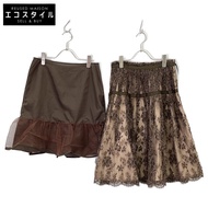 Foxy 19702 經典花朵蕾絲喇叭裙，40碼 [二手]