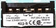 HB Original stock 411-S UIN AC 400V OUT DC 0.9 I max 0.5ADC LR 76927