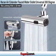 Universal 360 Extender Water Tap – Rotate bebas, Practical & Water Saving - Universal 360 Degree Wat