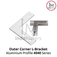 Aluminum Profile Reinforced Outer Bracket L Joint Profile 4040