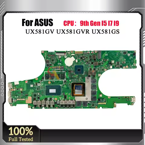 UX581GV Laptop Motherboard For ASUS ZenBook UX581GS UX581GV VM581L UX581GVR Notebook Mainboard With 