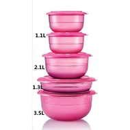 LELONG Tupperware Pink Quartz Full Set Level PINK