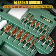 focopot Gun Cleaning Kit Universal with 5.56/.223 Cleaning Snake,Brass Jags | Pistol Rifle Cleaning 