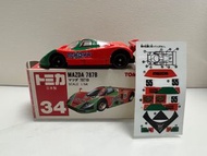 Tomica 34 Mazda 787B 1:64 絕版玩具車