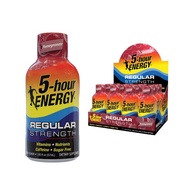 5-hour ENERGY Shot, Regular Strength, Pomegranate, 1.93 Ounce, 12 Count 5-hour ENERGY Shot, Regular 