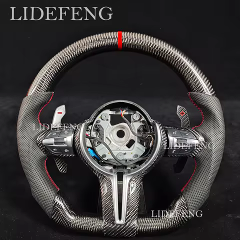 Carbon Fiber Steering Wheel For BMW M2 F87 M3 M4 M5 M6 F10 F12 F06 F07 F30 F31 F01 F02 F20 F21 F22 F