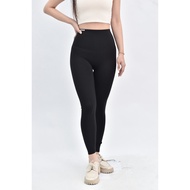 ((S) sinsin Black Yoga Sports Trousers Second-Hand Clothes