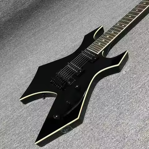 Free Shipping Electric Guitar Black Rosewood Neck Mahogany Body BC Rich