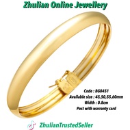 BG5006 GELANG BANGLE LICIN SIMPLE EMAS SADURAN ZHULIAN