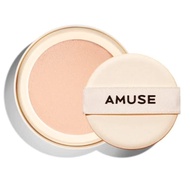 AMUSE SEOUL Dew Jelly Vegan Cushion Foundation Glow Dewy Finish Clean Beauty Kulit Kering dan Sensit