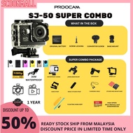 PROOCAM SJ50 Action Camera Sport 2.0 Inch HD 1080p Full Travel Full Set with Accessories Outdoor GoP