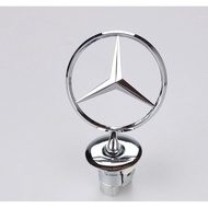 High Quality Car Front Hood 3D Zinc Alloy Badge Suitable for Mercedes Benz W204 W210 W220 W212 C180 C200 C200 Car Accessories Engine Hood Badge