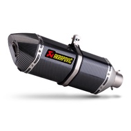 470mm Motorcycle AK Exhaust System Modify Carbon Fiber Big Hexagon Tail Pipe With DB Killer For YAMA